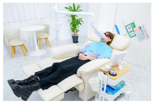 8分×2回のLED照射で完了!